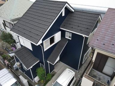 寒川町　屋根カバー・外壁塗装